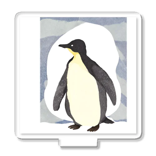 水彩画ペンギン Acrylic Stand