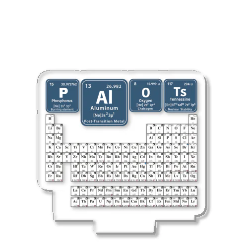 元素記号の虜 アクリルスタンド