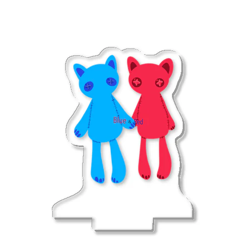 推しペアCATDOLL（Blue＆red） Acrylic Stand