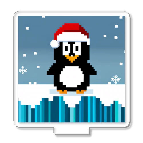 クリスマスの陽気なペンギン アクリルスタンド