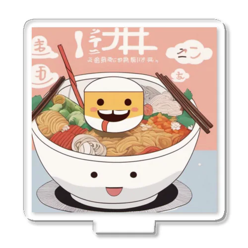 ラーメンと豆腐折り紙風 Acrylic Stand