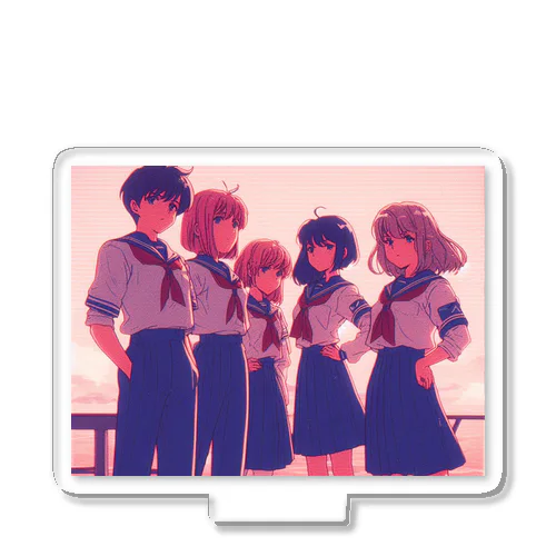 「ようこそ生徒会セーラー部」| 90s J-Anime "Welcome to the Student Council Sailor Department" アクリルスタンド