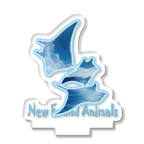 New Found Animals『High Tide【Manta Rays】』～マンタ～ Acrylic Stand