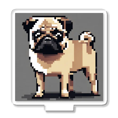 ドット絵　パグ犬 Acrylic Stand