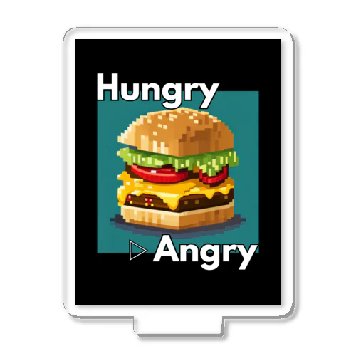 【ハンバーガー】hAngry  Acrylic Stand