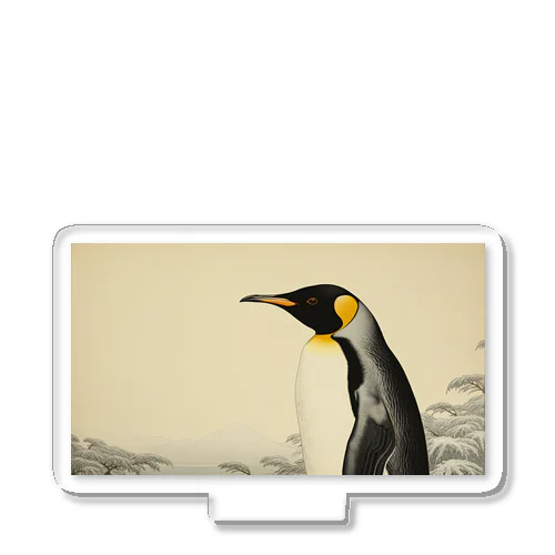 浮世絵 冬のコウテイペンギン Acrylic Stand