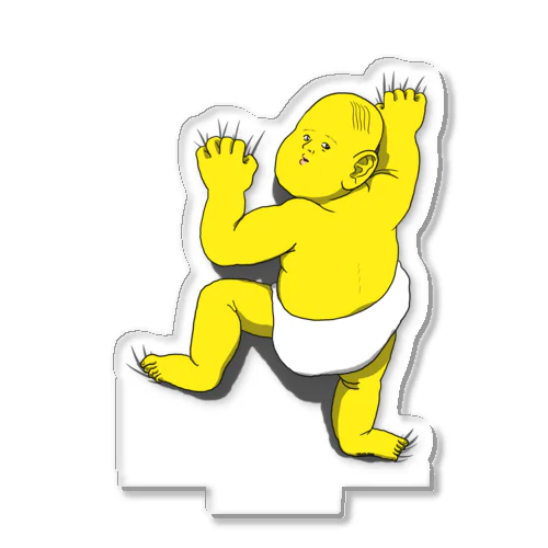 Climbing Baby Acrylic Stand