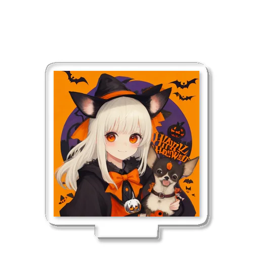 チワワと魔女のハロウィン騒ぎ アクリルスタンド