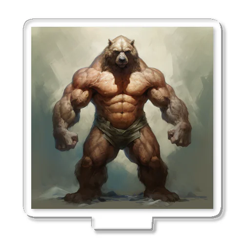 MUSCLE BEAR Acrylic Stand