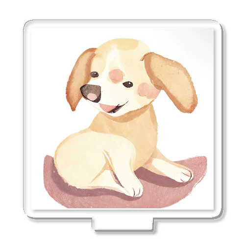 かわいい犬のイラストグッズ アクリルスタンド