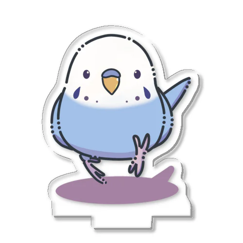 インコ走る Acrylic Stand