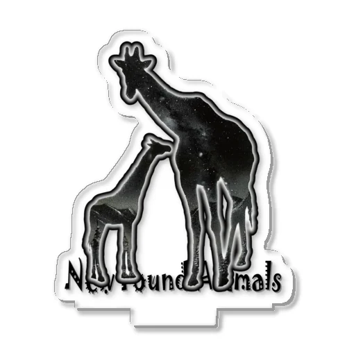 New Found Animals『Day of Tranquility【Giraffe】』 ～キリン～ Acrylic Stand