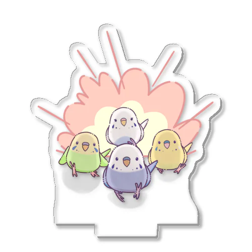 インコ戦隊 Acrylic Stand