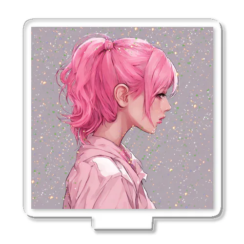 ピンク髪の彼女 Acrylic Stand