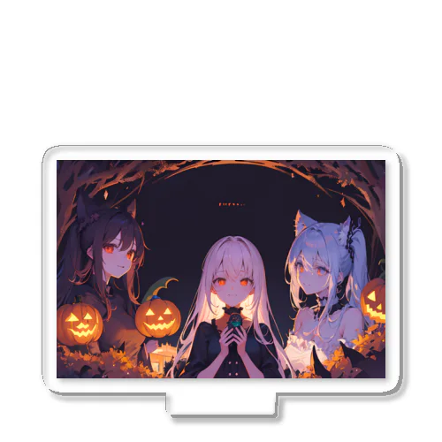 Halloween Journey　-Ghost side-　〜カボチャが照らす一年で最も不気味で騒がしい夜の旅〜　No.5「誘い」 Acrylic Stand