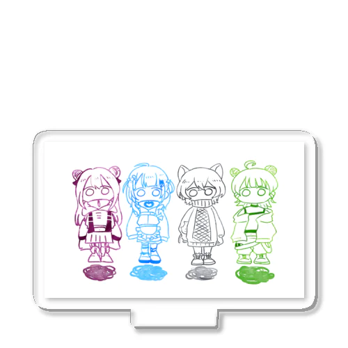 【1000人記念】ころころぱんだ×だぱんだ Acrylic Stand