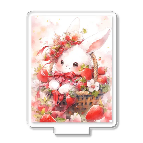 いちごまみれうさぎ🐇⸝⋆ Acrylic Stand