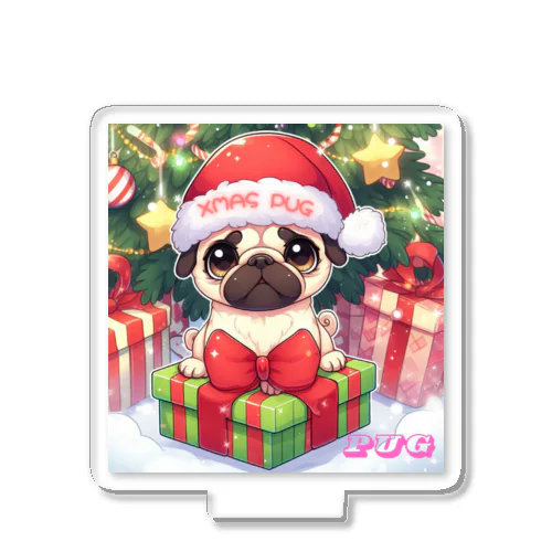 Xmas PUG Acrylic Stand