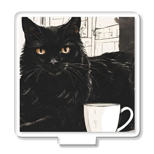 黒猫とコーヒー③ Acrylic Stand