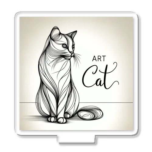 art cat Acrylic Stand