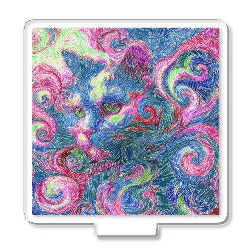 Whimsical Feline Dream #2/6 Acrylic Stand