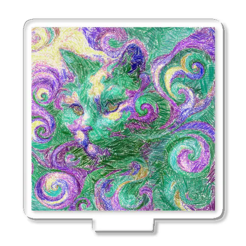 Whimsical Feline Dream #3/6 Acrylic Stand