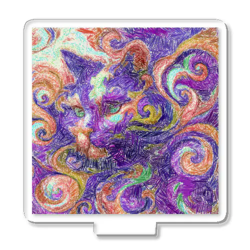 Whimsical Feline Dream #4/6 Acrylic Stand