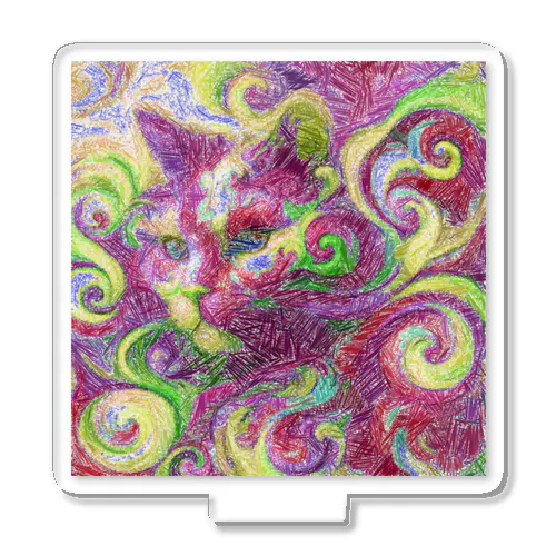 Whimsical Feline Dream #6/6 Acrylic Stand