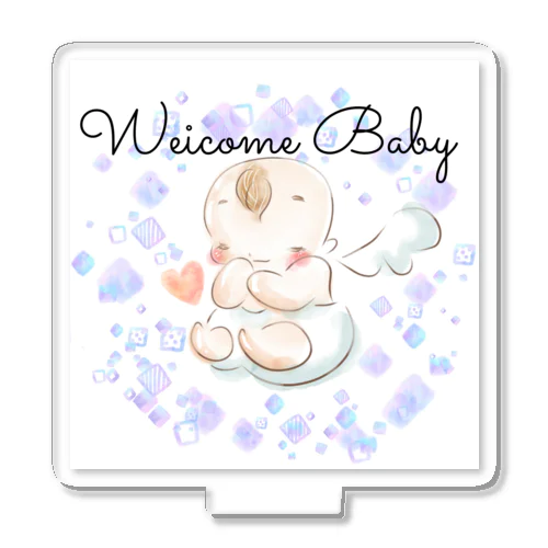 Welcome Baby Acrylic Stand