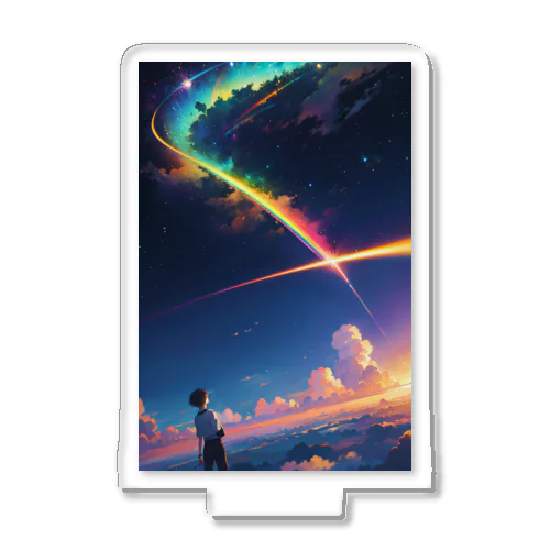 Rainbow Journey　〜刹那にかかる七色の架け橋の旅〜　No.4「虹色の終焉」 Acrylic Stand