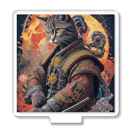 「猫舞う戦士の神響：武神の至高の姿」 Acrylic Stand
