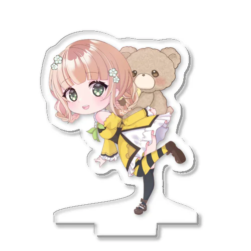 VTuber蜜姫ちっちオリジナルグッズ・むぎとろてんママ描き下ろし Acrylic Stand