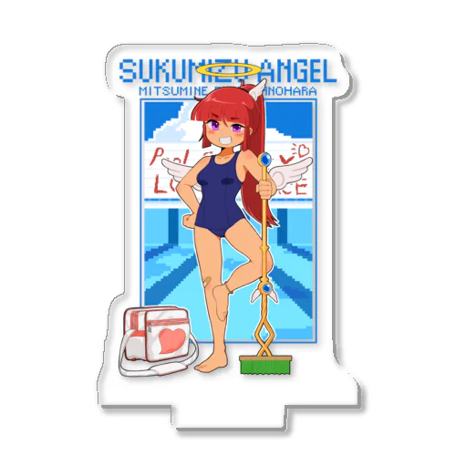 スク水エンジェル　赤 Acrylic Stand