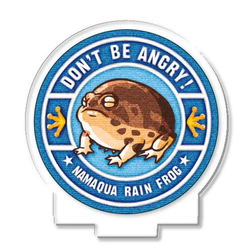 Namaqua Rain Frog (ワッペン風) アクリルスタンド
