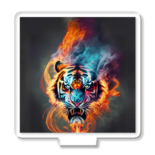 Tiger with aura of fire and water【B】 アクリルスタンド