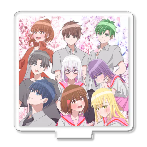 アニメ『スクールロマンス展』3周年メインビジュアルグッズ  Acrylic Stand