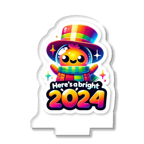 Here's to a Bright 2024! Acrylic Stand