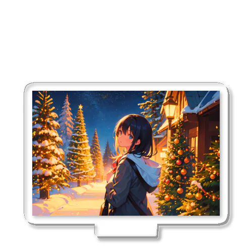 Christmas Journey　〜家族や友達と分かち合う聖なる夜の旅〜　No.7「きよしこの夜」 Acrylic Stand