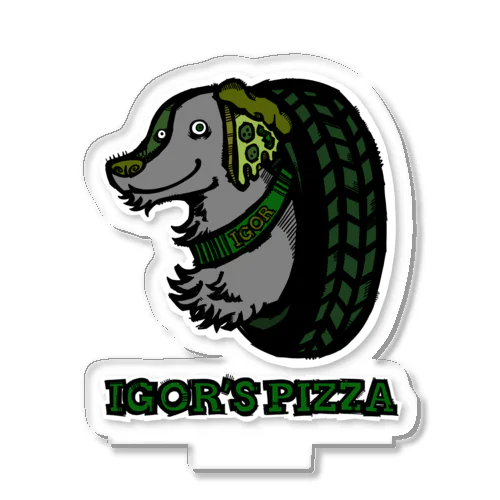 IGOR‘S PIZZA ロゴ Acrylic Stand