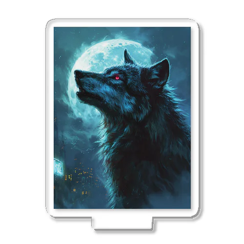 Tonight's moon is for wolves. Acrylic Stand