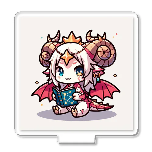 かわいいドラゴンのイラスト アクリルスタンド