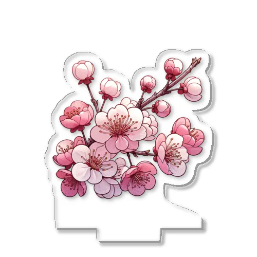 八重咲きの桜 アクリルスタンド