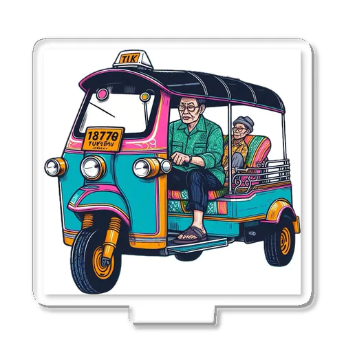 タイの乗り物シリーズ「トゥクトゥク」tuktuk アクリルスタンド