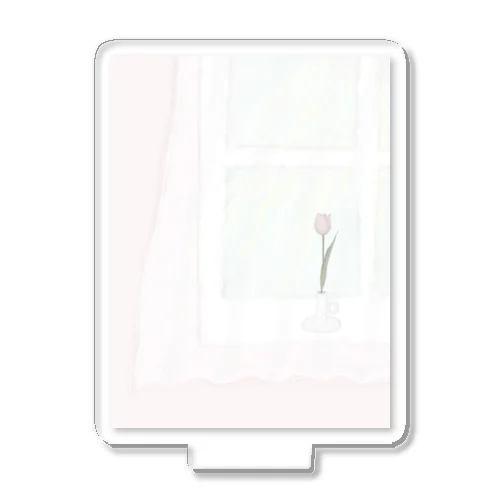 curtains and tulips Acrylic Stand