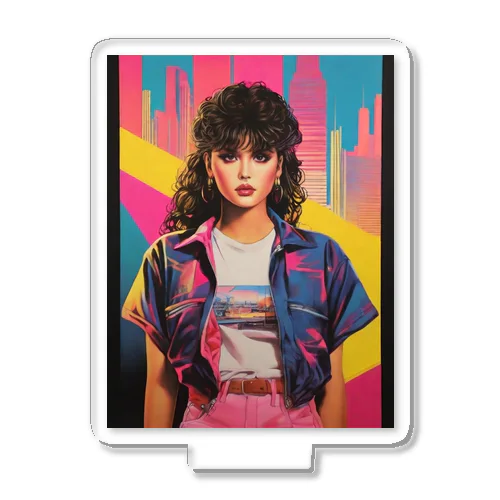 80's girls　No.2 Acrylic Stand