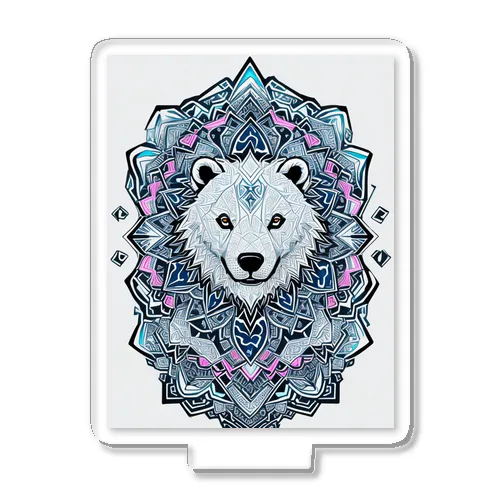 氷の守護者、白熊の紋章 アクリルスタンド