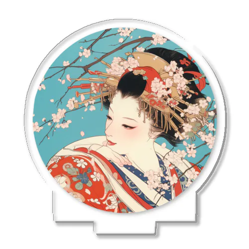 浮世絵 美人画 Ukiyoe beauty painting [UB-NIJI06-SR001-0005] アクリルスタンド