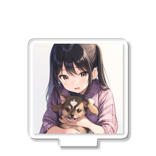 犬と少女 アクリルスタンド