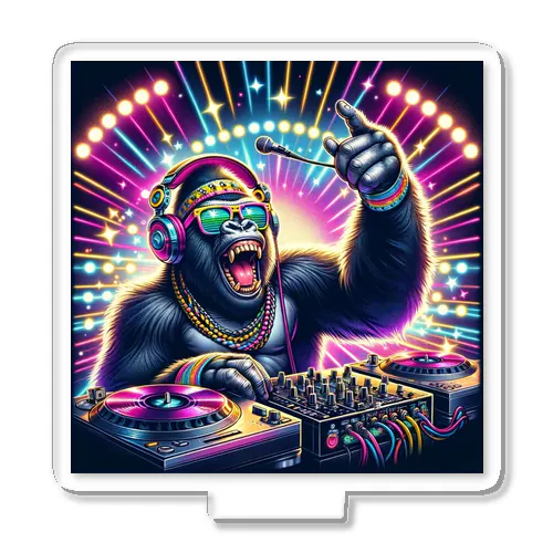 The Mighty Gorilla DJ Acrylic Stand