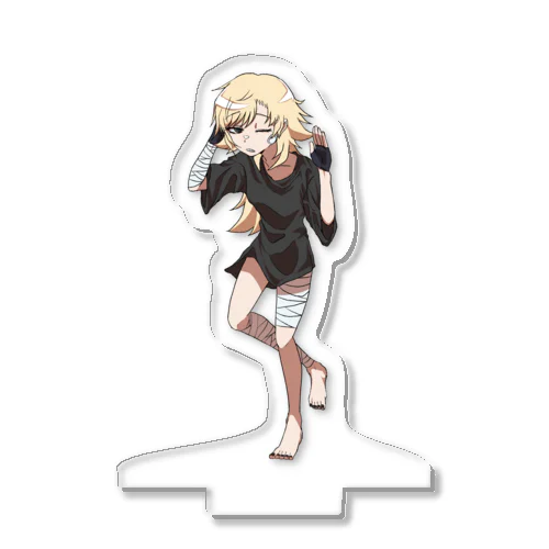 ぼろぼろちゃん金髪(すまんすまん玄関ロックしててわＶｅｒ．) Acrylic Stand